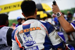 คู่หูไทยยามาฮ่า ตั้น - เดชา และ เบียร์ - เฉลิมพล ใจเกินร้อยกระชากคันเร่ง R6 จบอันดับ 5 - 6 เรซ 2 รุ่น Super Sport  600 cc ศึกชิงแชมป์เอเชียสนาม 5
