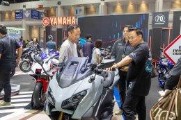 ยามาฮ่าปิดดีลจัดหนัก 1,221 คัน! ยอดจำหน่ายแรงกระหึ่ม Motor Expo 2025 NMAX Tech MAX กระแสแรง แซงทุกโปร