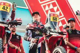 ฮอนด้าคว้าดับเบิ้ลโพเดียมสเตจสุดท้าย แรลลี่ดาร์กาสนามแรกที่ซาอุฯ ริกกี้ บราเบค บิด Honda CRF450 RALLY ขับเคี่ยวอย่างเข้มข้นในเกมส์ประวัติศาสตร์โลก