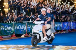 ไทยฮอนด้า สนับสนุนงานวิ่งไนท์รันระดับโลก บุรีรัมย์มาราธอน 2026 พร้อมนำรถจักรยานยนต์ไฟฟ้า New Honda CUV e: ใช้ในระบบการจัดงาน