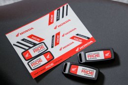 รถจักรยานยนต์ฮอนด้าห่วงใยทุกการเดินทาง แจกฟรี Safety Sticker Have a Good Ride สติกเกอร์เรืองแสง เพิ่มทัศนวิสัย ขับขี่ปลอดภัยตลอดช่วงปีใหม่