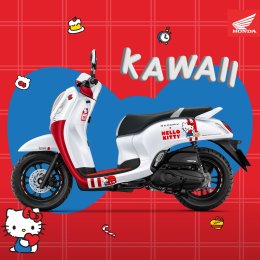 สาวกคิตตี้ ห้ามพลาด! Honda Scoopy Hello Kitty Limited Edition รวมสองความสุดที่ไม่หยุดคิวท์ พร้อมวางจำหน่ายแล้ววันนี้ 2,000 คันเท่านั้น