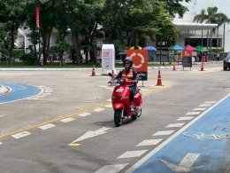 กทม.  ภาคีรัฐ เอกชน และวิชาการ ทดลองวินมอเตอร์ไซค์ EV หวังลด PM2.5 เตรียมเปิดโครงการ EV เพื่อพี่วิน