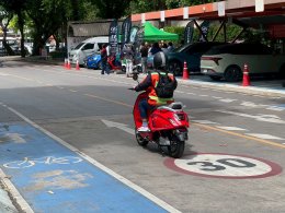 กทม.  ภาคีรัฐ เอกชน และวิชาการ ทดลองวินมอเตอร์ไซค์ EV หวังลด PM2.5 เตรียมเปิดโครงการ EV เพื่อพี่วิน