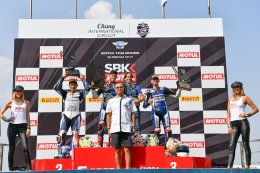 นักบิด YAMAHA THAILAND RACING TEAM สุดเจ๋ง ตั้น-เดชา ไกรศาสตร์ ผงาดคว้าอันดับ 2 ศึกชิงแชมป์โลก รุ่น World Supersport ในบ้าน