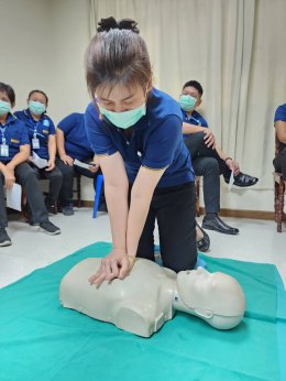 โรงพยาบาลเมืองนารายณ์ได้จัดหลักสูตรอบรม “การกู้ชีพขั้นพื้นฐาน” (CPR)   ให้กับบุคคลากรของโรงพยาบาล