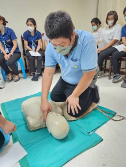โรงพยาบาลเมืองนารายณ์ได้จัดหลักสูตรอบรม “การกู้ชีพขั้นพื้นฐาน” (CPR)   ให้กับบุคคลากรของโรงพยาบาล