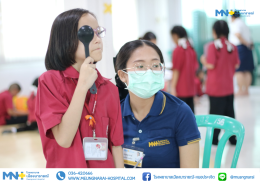 โรงพยาบาลเมืองนารายณ์ออกหน่วยตรวจสุขภาพให้กับนักเรียน ประจำปี 2568