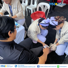 ร่วมออกหน่วยให้บริการจุดปฐมพยาบาล และจัดทำโรงทานในงานทอดกฐินสามัคคีประจำปี 2568