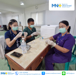 ฉีดวัคซีนไข้เลือดออกให้กับนักเรียน โรงเรียนอัสสัมชัญคอนแวนต์ จ.ลพบุรี