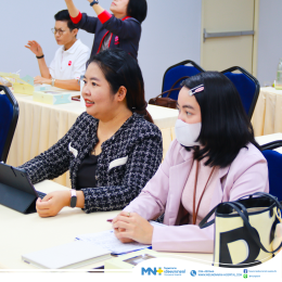 กิจกรรม MNH & บริษัท เมืองไทยประกันชีวิต จำกัด กับบรรยายพิเศษให้ความรู้เรื่องโรคมะเร็ง และโรคหลอดเลือดสมอง
