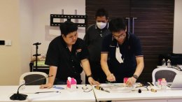 Training & Work Shop Hawke Cable Gland Installation
