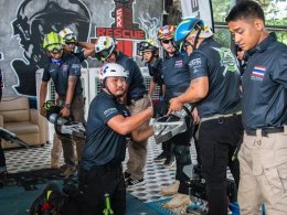 ประมวลภาพหลักสูตร การกู้ภัยกรณีเกิดอุบัติเหตุยานพาหนะขนาดใหญ่ 12 - 14 พฤษภาคม 2563
