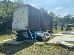 ประมวลบรรยากาศการกู้ภัยกรณีการเกิดอุบัติเหตุยานพาหนะ ขนาดใหญ่  26 พฤศจิกายน 2563 