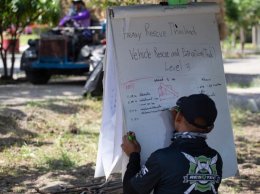 ภาพบรรยากาศ ของการฝึกการกู้ภัยขนาดหนัก 27 พฤศจิกายน 2563 วันที่ 5