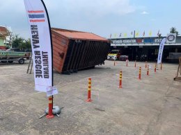ประมวลภาพบันทึกเรื่องราว หลักสูตร การกู้ภัยกรณีเกิดอุบัติเหตุยานพาหนะขนาดใหญ่ 
