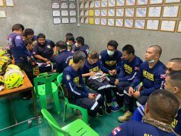 ประมวลภาพบันทึกเรื่องราว หลักสูตร การกู้ภัยกรณีเกิดอุบัติเหตุยานพาหนะขนาดใหญ่ 