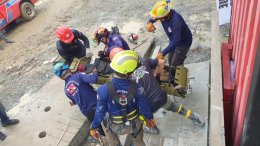 ประมวลภาพหลักสูตรการกู้ภัยกรณียานพาหนะ ขนาดใหญ่เมื่อวันที่ 14 - 15 ตุลาคม 2563 