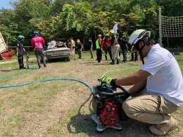 หลักสูตรการกู้ภัยกรณีเกิดอุบัติเหตุกับยานพาหนะขนาดใหญ่ Vehicle Rescue and Extrication Truck Level 2 ครั้งที่ 1