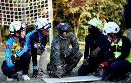 ภาพบรรยากาศ   การกู้ภัยกรณีเกิดอุบัติเหตุยานพาหนะขนาดใหญ่ ครั้งที่ 1  วันที่ 6 ธันวาคม 2563