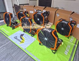 ผลงานการส่งมอบ พัดลมระบายควัน (PPV) นวัตกรรมใหม่ ยี่ห้อ BIG 