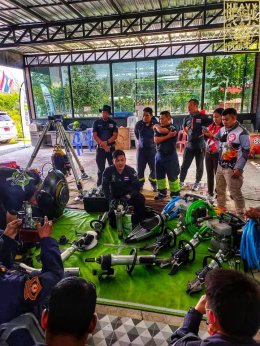 ประมวลภาพบรรยากาศการฝึก  Heavy Rescue Thailand 