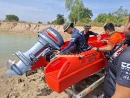 ผลงานการส่งมอบ เรือกู้ภัยชนิดท้องวี (Rescue Boat) นำเข้าจากประเทศเนเธอร์แลนด์