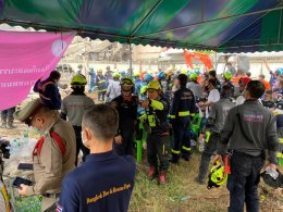 ภาพ Heavy Rescue Thailand  การเข้าสนับสนุน On Scene Building Collapse