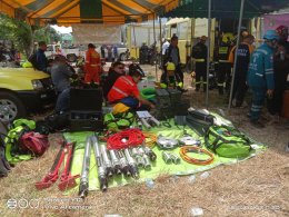 ภาพ Heavy Rescue Thailand  การเข้าสนับสนุน On Scene Building Collapse