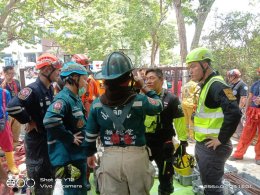 ภาพ Heavy Rescue Thailand  การเข้าสนับสนุน On Scene Building Collapse