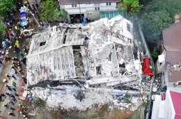 ทีม Heavy Rescue THAILAND (HR-TH) เข้าช่วยสนับสนุนเหตุอาคารถล่ม ณ หมู่บ้าน กฤษดานคร ปิ่นเกล้า ถ. บรมราชชนนี