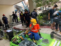 ภาพ Heavy Rescue Thailand  การเข้าสนับสนุน On Scene Building Collapse