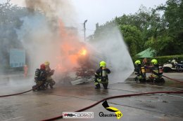ประมวลภาพงานฝึกอบรม Electric Vehicle Fire EV ณ เทศบาลตำบลวิชิต จ.ภูเก็ต