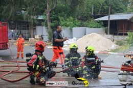 ประมวลภาพงานฝึกอบรม Electric Vehicle Fire EV ณ เทศบาลตำบลวิชิต จ.ภูเก็ต