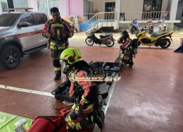 ผลงานการส่งมอบ ชุดดับเพลิงภายในอาคารครบชุด (Fire Suit Set)  มาตรฐาน EN