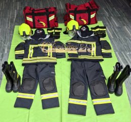ผลงานการส่งมอบ ชุดดับเพลิงภายในอาคารครบชุด (Fire Suit Set) ได้รับใบรับรองมาตรฐาน ENทั้งชุด