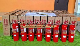 ผลงานการส่งมอบ ถังดับเพลิง 