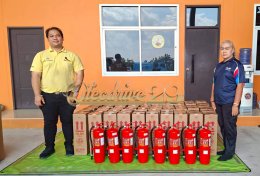 ผลงานการส่งมอบ ถังดับเพลิง 