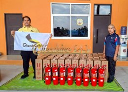 ผลงานการส่งมอบ ถังดับเพลิง 