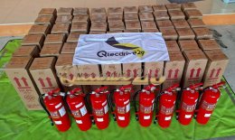 ผลงานการส่งมอบ ถังดับเพลิง 