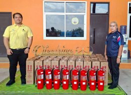 ผลงานการส่งมอบ ถังดับเพลิง 