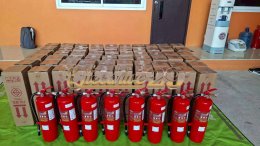 ผลงานการส่งมอบ ถังดับเพลิง 