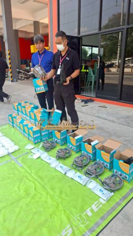 ผลงานการส่งมอบของบริษัท "หน้ากากกันแก๊สพิษ"