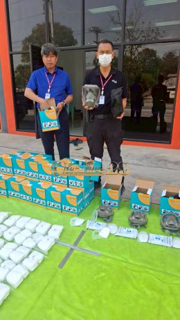 ผลงานการส่งมอบของบริษัท "หน้ากากกันแก๊สพิษ"