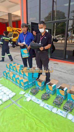 ผลงานการส่งมอบของบริษัท "หน้ากากกันแก๊สพิษ"