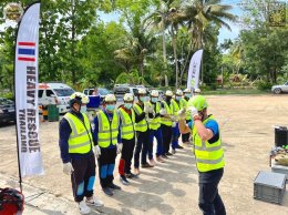 ภาพบรรยากาศวันสุดท้ายในการจำลองสถานการณ์จริง