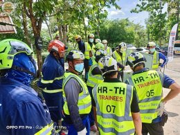 ภาพบรรยากาศวันสุดท้ายในการจำลองสถานการณ์จริง