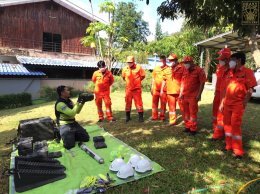 ภาพบรรยากาศงานฝึกอบรม การปฐมพยาบาลครบมาตรฐานและการกู้ภัยอุบัติเหตุยานพาหนะบนท้องถนน ระหว่างวันที่ 23-25 มิถุนายน 2565