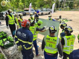 ภาพบรรยากาศวันสุดท้ายในการจำลองสถานการณ์จริง