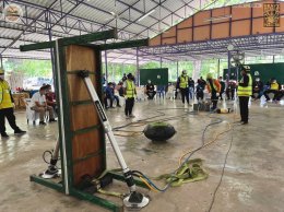 ประมวลภาพงานฝึกโครงการเพื่อป้องกันและบรรเทาสาธารณภัยอุบัติภัยต่างๆ วันที่ 2
